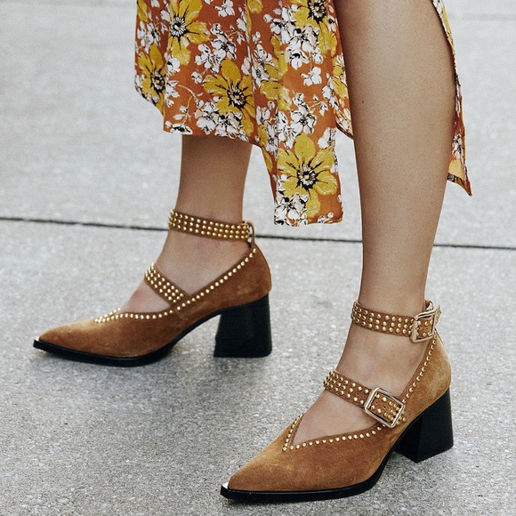 Free People x Jeffrey Campbell Walk On By Heel - Picture 2 of 5